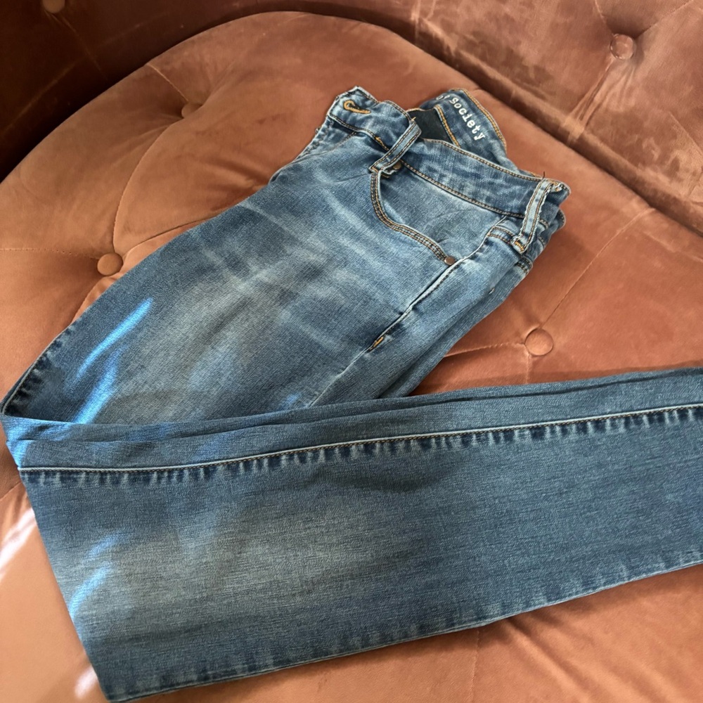 Articles Of Society Women's Dark Blue Skinny Jeans - Picture 3 of 9
